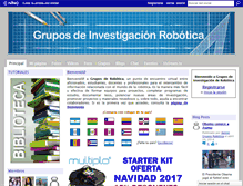 Tablet Screenshot of gruposrobotica.com